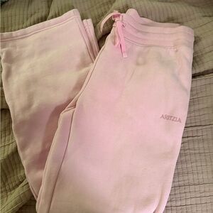 Aritzia Light Pink Straight Leg Pants